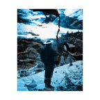Winter Aurora Light - Torn Appart Matte Poster Print