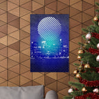 Chicago Pixel Art Poster - Retro 8-Bit Skyline Print