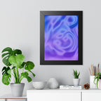 Liquid Metal Mist Pink Poster - Abstract Fluid Art Print