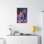 Japanese City Punk FX.2 Canvas Wall Art - Neon Japan Cyberpunk Street