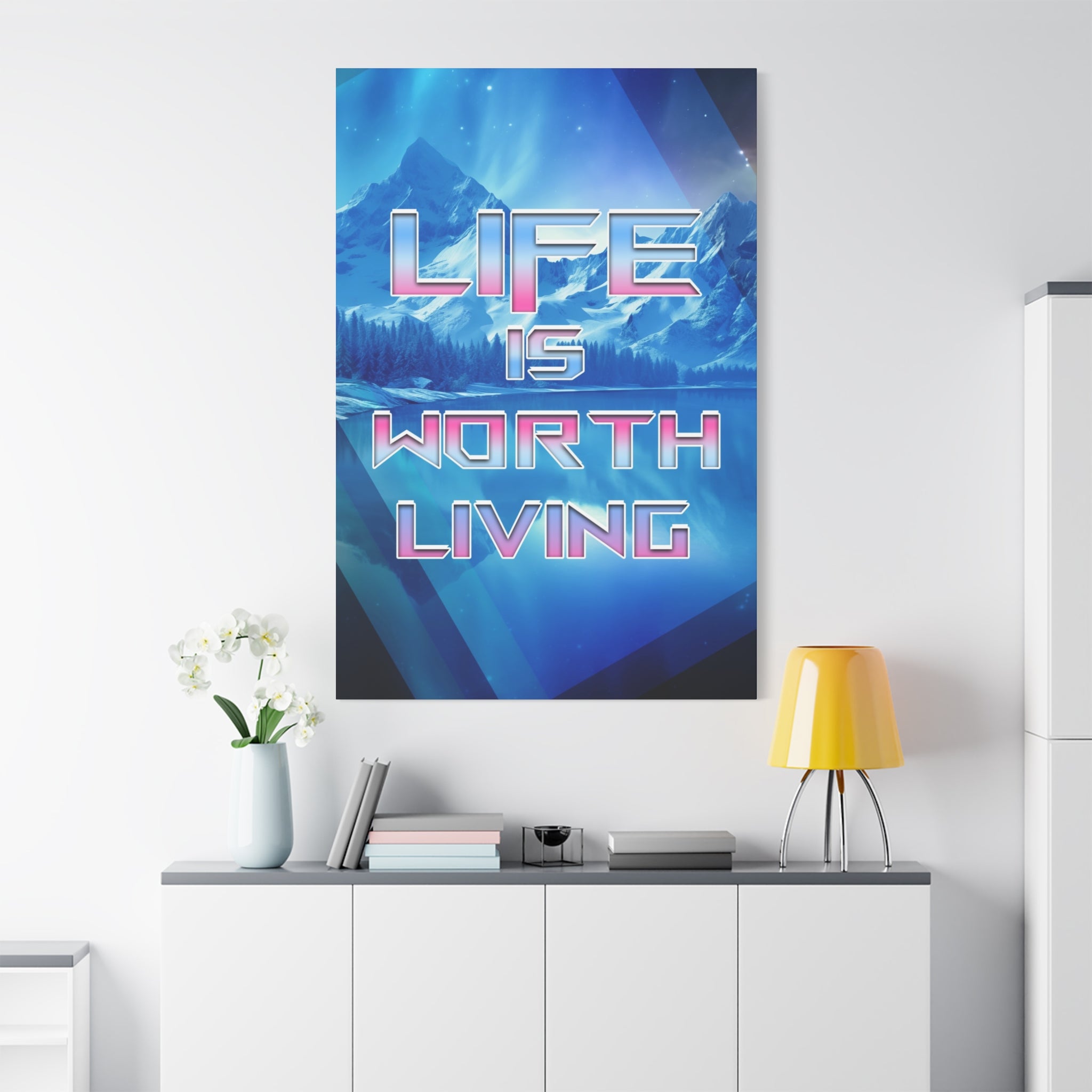 Tree of Life Canvas Wall Art - Modern Abstract Spiritual Decor