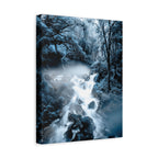 Frozen Forest Canvas Wall Art - Winter Wonderland Nature Decor