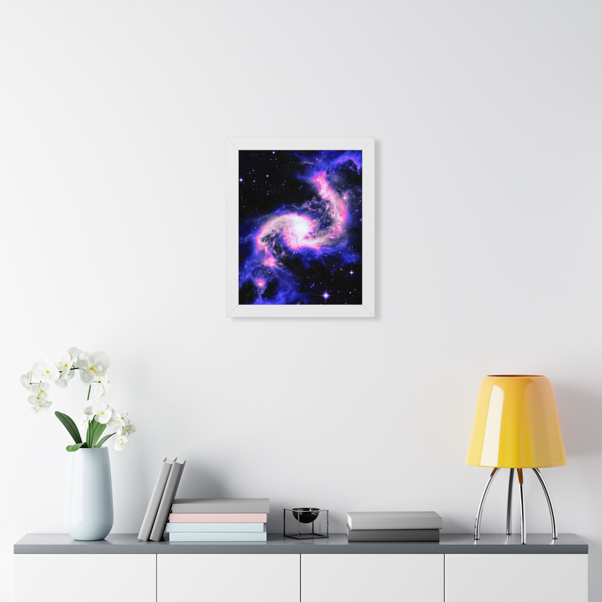 Star Formation Framed Vertical Poster - Stunning Galaxy Art for Home Decor