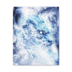 Blue Sky Dragon Canvas Wall Art - Celestial Fantasy Decor