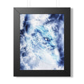 Blue Sky Dragon Framed Poster - Celestial Fantasy Wall Art