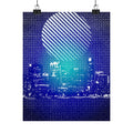 Chicago Pixel Art Poster - Retro 8-Bit Skyline Print