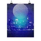 Chicago Pixel Art Poster - Retro 8-Bit Skyline Print