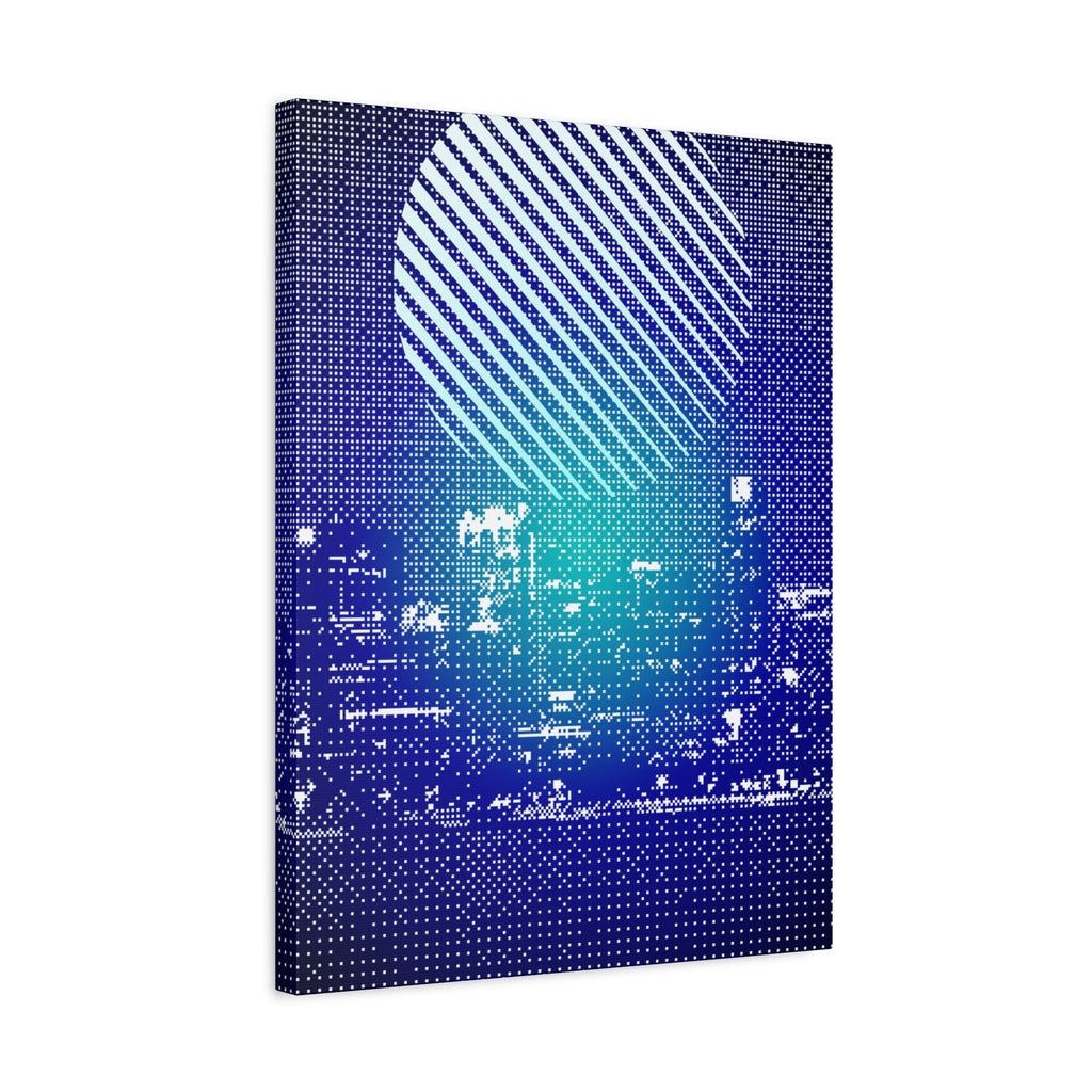 Chicago Skyline Watercolor Canvas Wall Art - Windy City Decor