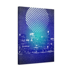 Chicago Skyline Watercolor Canvas Wall Art - Windy City Decor