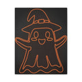 Cute Ghost Canvas Wall Art - Halloween Kids Room Decor