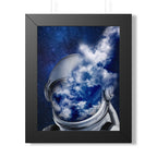 Astronaut in the Clouds Framed Poster - Dreamy Space Wall Art