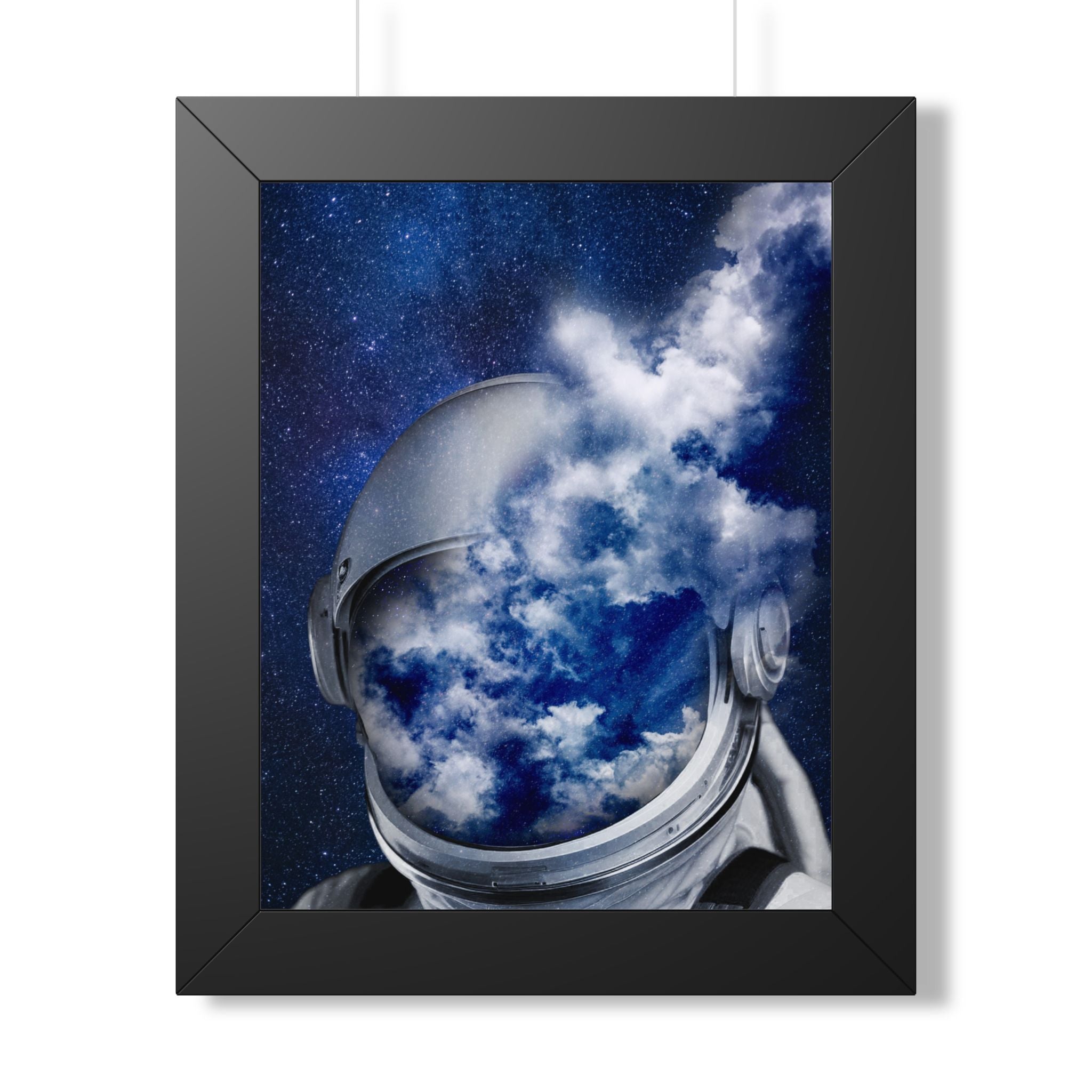 Astronaut in the Clouds Framed Poster - Dreamy Space Wall Art