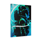 Grunge Space Man Canvas Art - Urban Graffiti Astronaut Decor