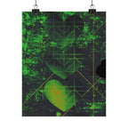 Retro Three Hearts Poster - Level One 8-Bit Gamer Art Print