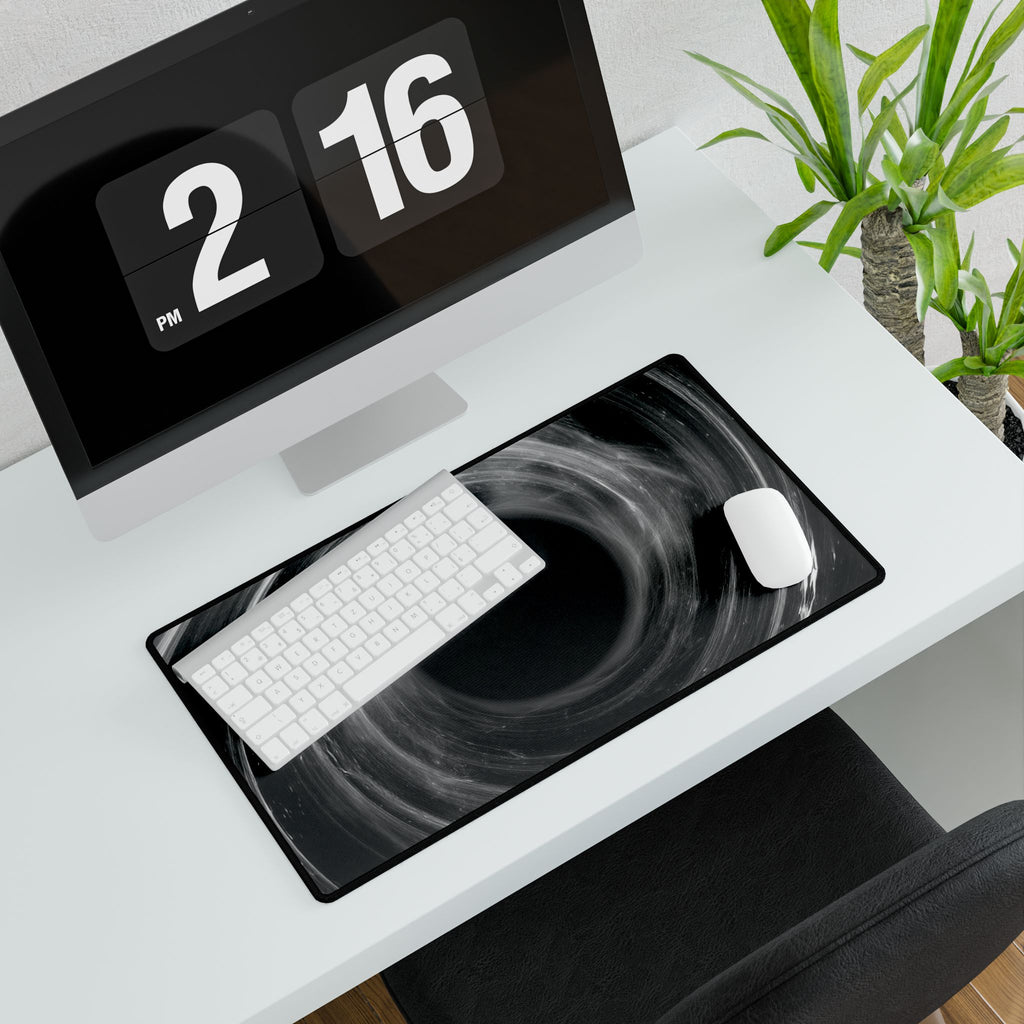 Deep Space Black Hole Desk Mat - Cosmic Gaming Mouse Pad