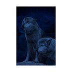 Wolf Pack Matte Vertical Posters - Stunning Wildlife Art for Nature Lovers - Perfect for Home & Office Decor