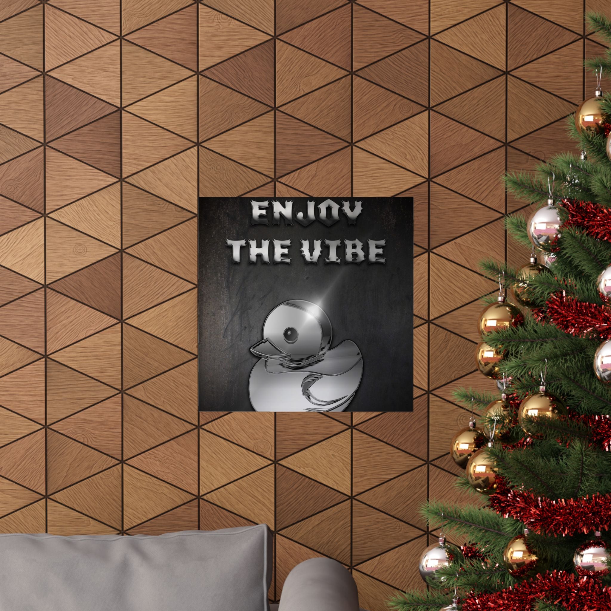 Enjoy the Vibe Poster - Aesthetic Typography Art Print