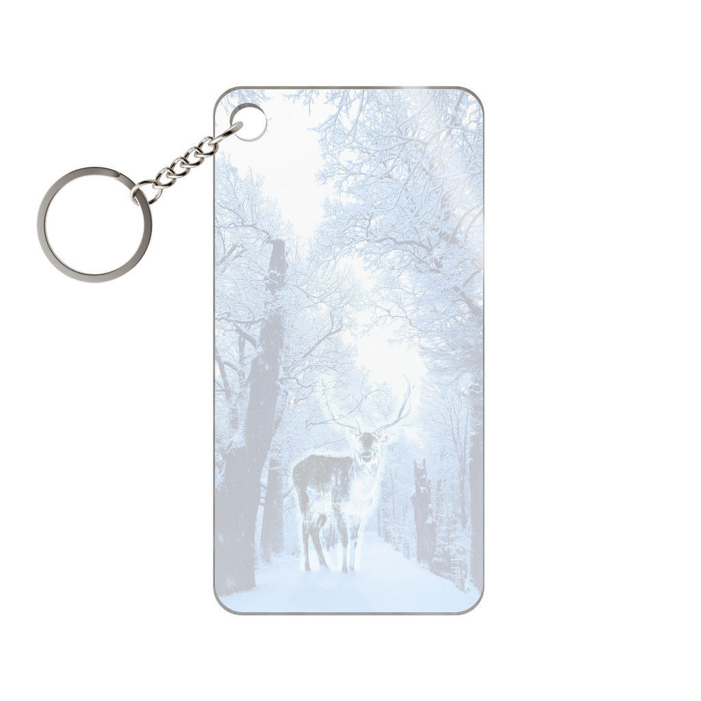 Cosmic Deer Keychain - Celestial Animal Acrylic Charm