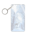 Cosmic Deer Keychain - Celestial Animal Acrylic Charm