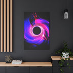 Neon Wave Horizon Canvas Wall Art - Special Edition Retro 80s Sunset