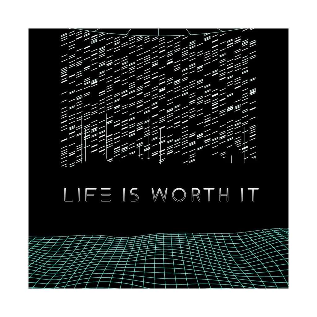 Life Is Worth It Poster - Modern Symbolic Art Print