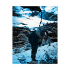Winter Aurora Light - Torn Appart Matte Poster Print