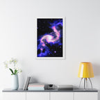 Star Formation Framed Vertical Poster - Stunning Galaxy Art for Home Decor