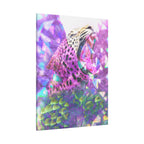 Vibrant Roaring Leopard Matte Canvas Wall Art