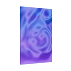 Liquid Metal Mist Pink Canvas Wall Art - Modern Textured Abstract Decor
