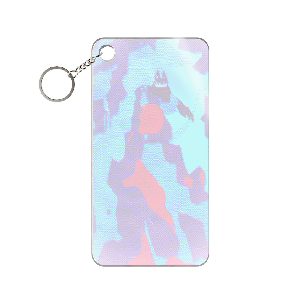 Retro Ice Cave Keychain - Glacial Aesthetic Acrylic Charm