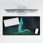 Snake Bite Desk Mat - Neon Viper Strike Tactical Mouse Pad
