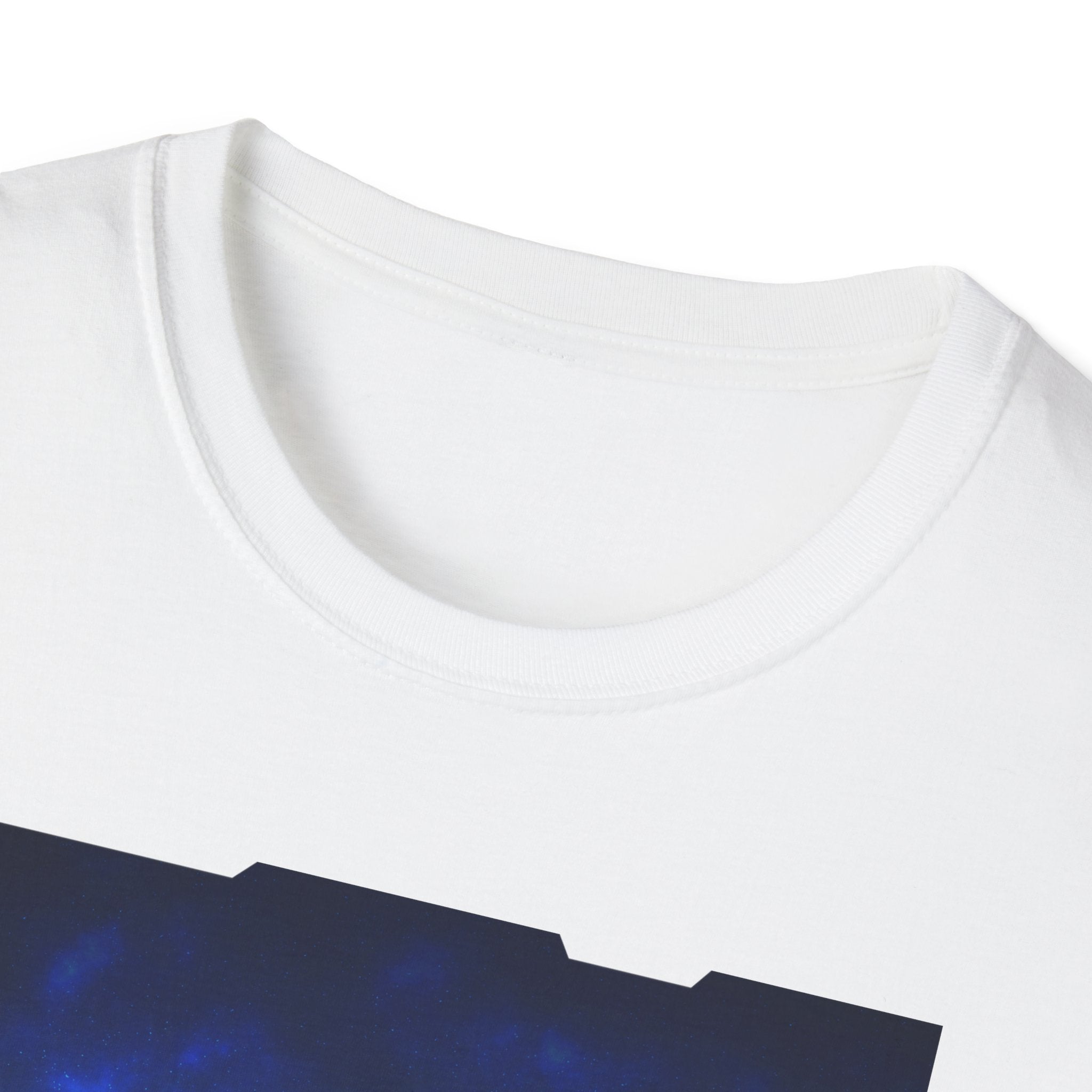 Cosmic Frosted City Skyline Graphic Tee - Night Cityscape Shirt