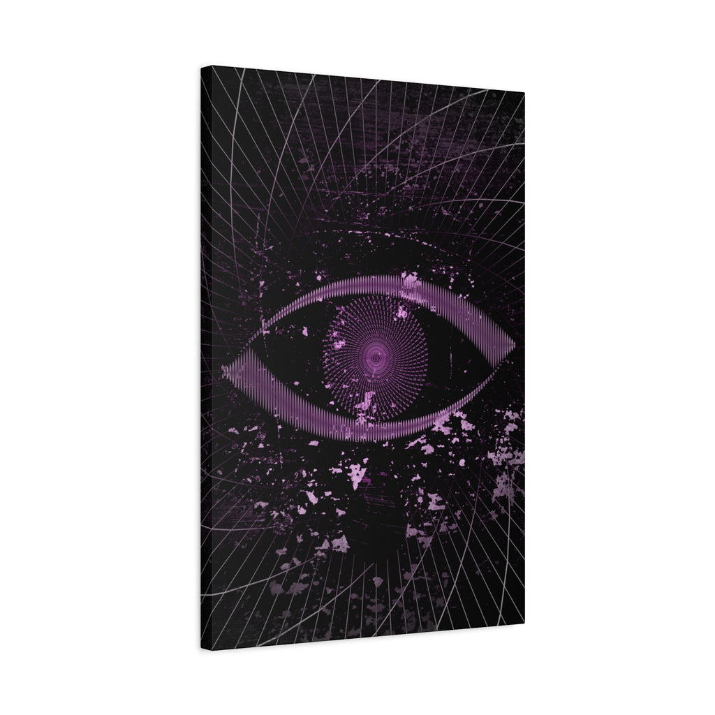 Eye of the Lost Cosmic Canvas Art - Mystical Third-Eye Galaxy Decor