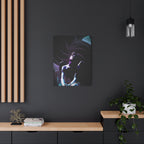 Skybound Canvas Wall Art - Surreal Angel Figure in the Clouds