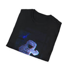 Scanline Spaceman Graphic Tee - Retro CRT Astronaut Shirt