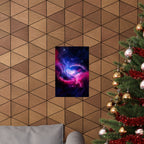 Light Nebula Poster Print - Cosmic Cloud Space Art