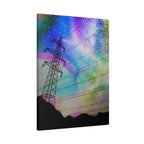 Solar Storm Canvas Wall Art - Vibrant Abstract Nebula Decor