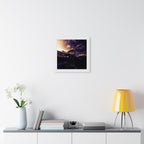Baby Winged Dragon Poster - Mystic Mountain Lake Fantasy Art