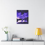 Magic Book Love Spell Canvas Wall Art - Witchy Fantasy Decor