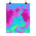 Melted Zone Poster - Surreal Melting Abstract Art Print