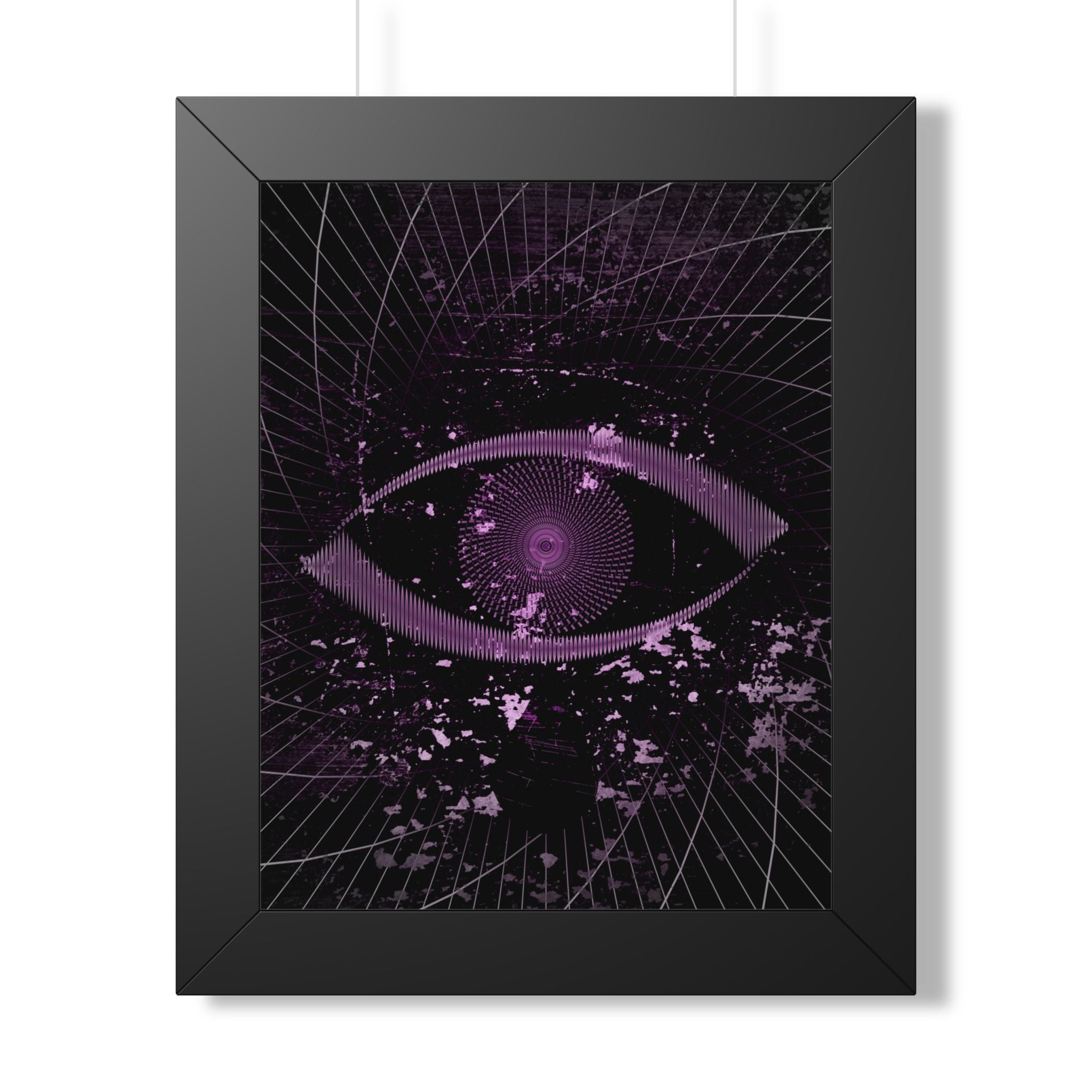 Eye of the Lost Framed Poster - Surreal Third-Eye Wall Art
