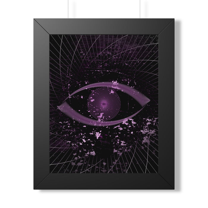 Eye of the Lost Framed Poster - Surreal Third-Eye Wall Art