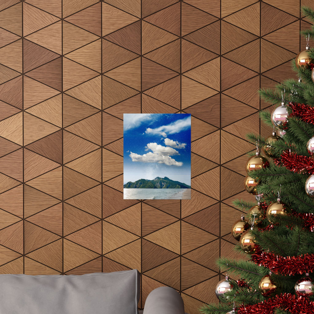 Star-Filled Shoreline Poster | Matte Vertical Art | Museum-Grade Quality | Perfect for Home & Office Decor