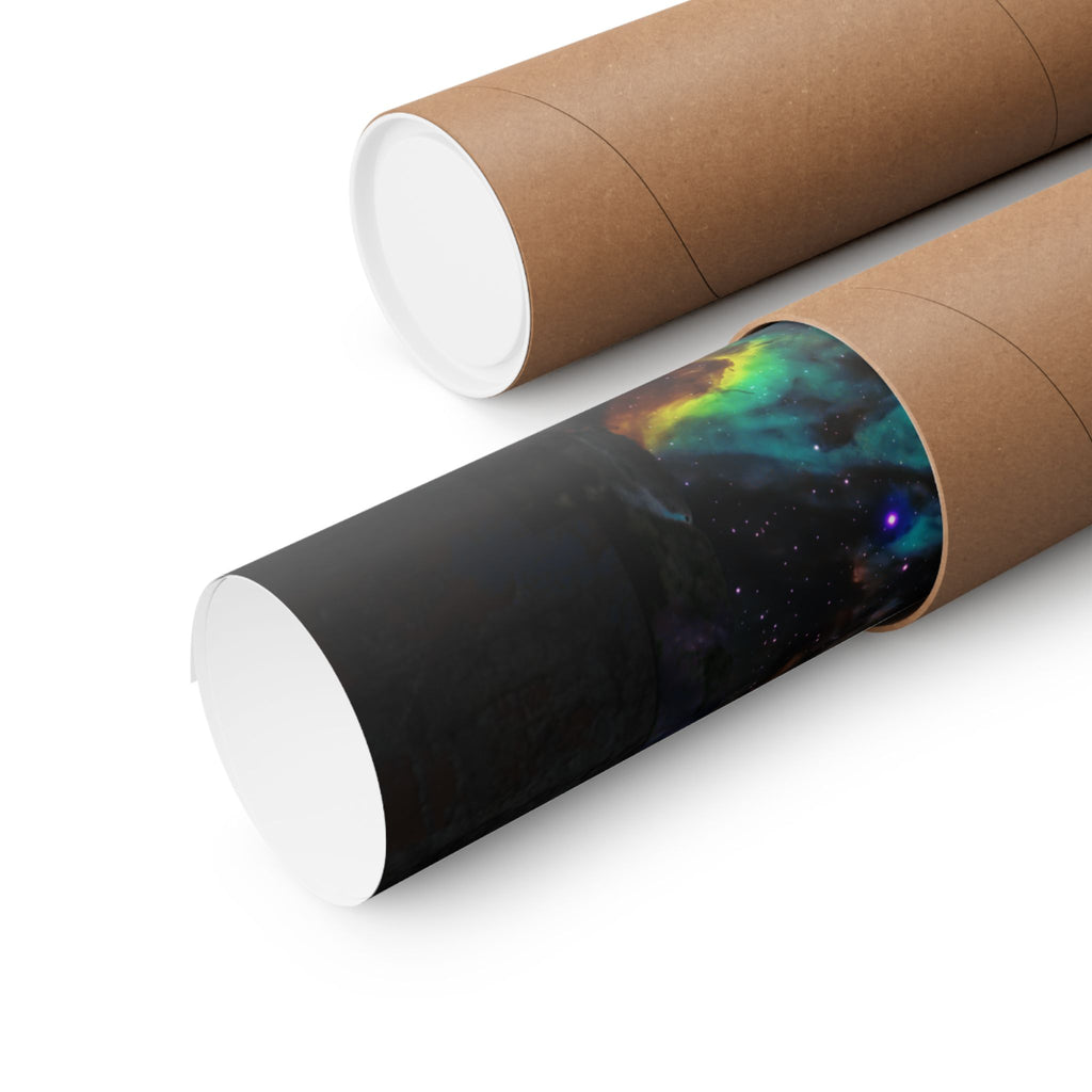 Stellar Castle Window Poster - Galaxy Cosmos Art Print