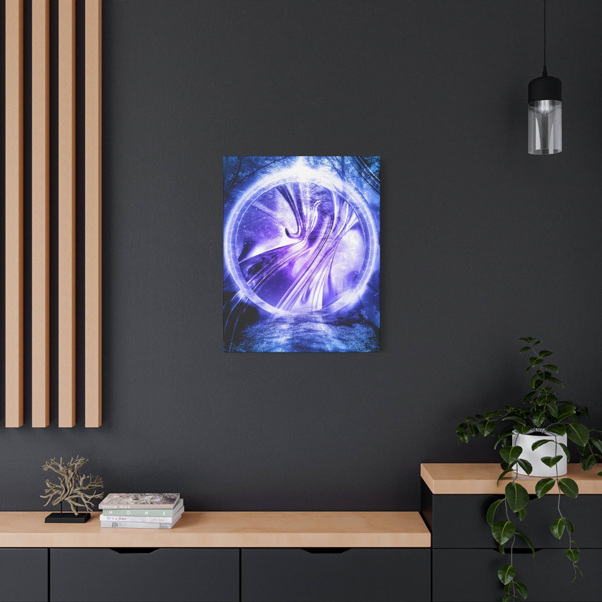 Lost Forest Magic Portal Canvas Wall Art - Special Edition Fantasy Landscape