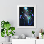 Top Secret Mech Framed Vertical Poster | Premium Matte Wall Art for Sci-Fi Fans | Unique Modern Decor