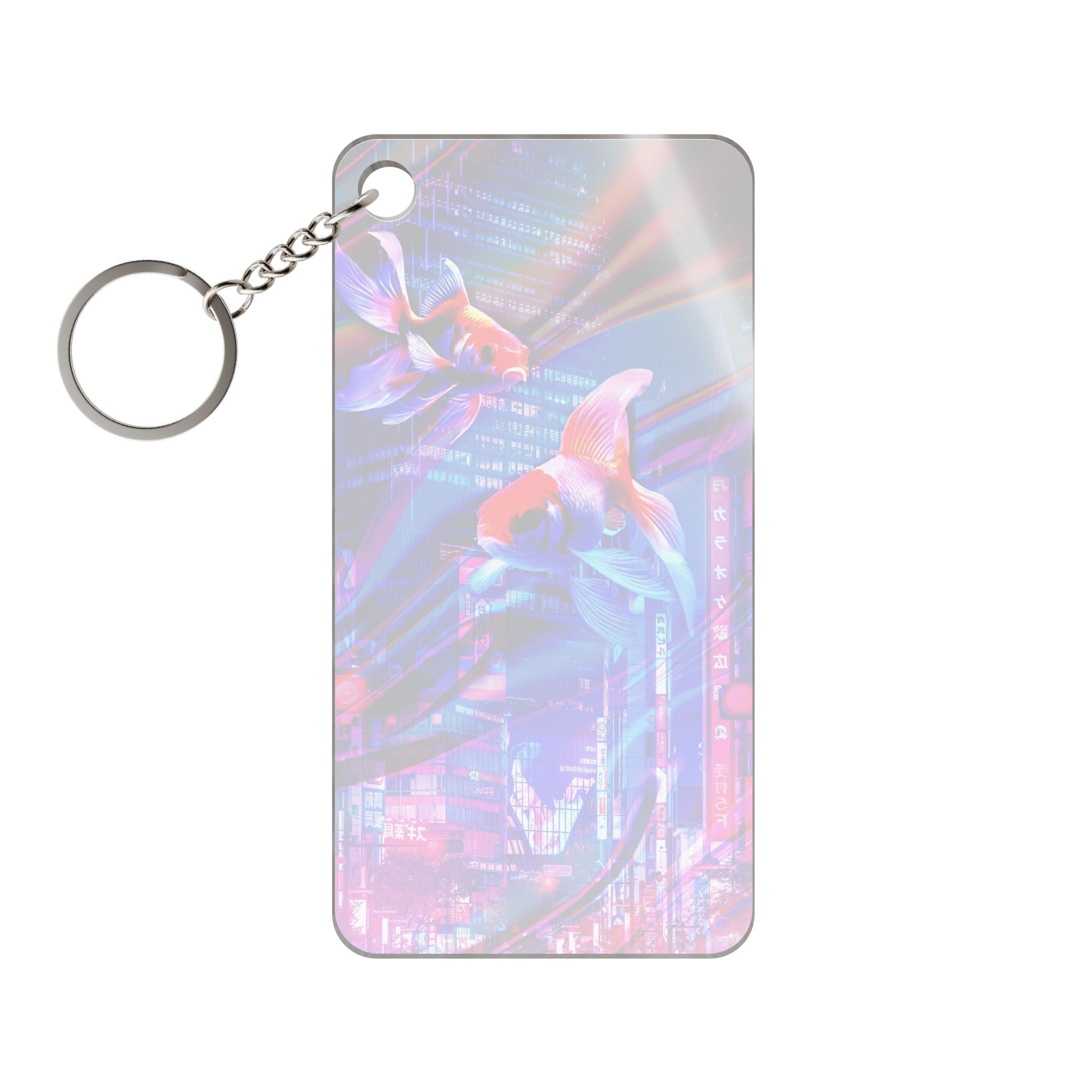 Japanese City Punk FX.2 Koi Attack Keychain - Special Edition Charm