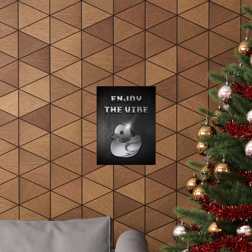 Enjoy the Vibe Poster - Aesthetic Typography Art Print