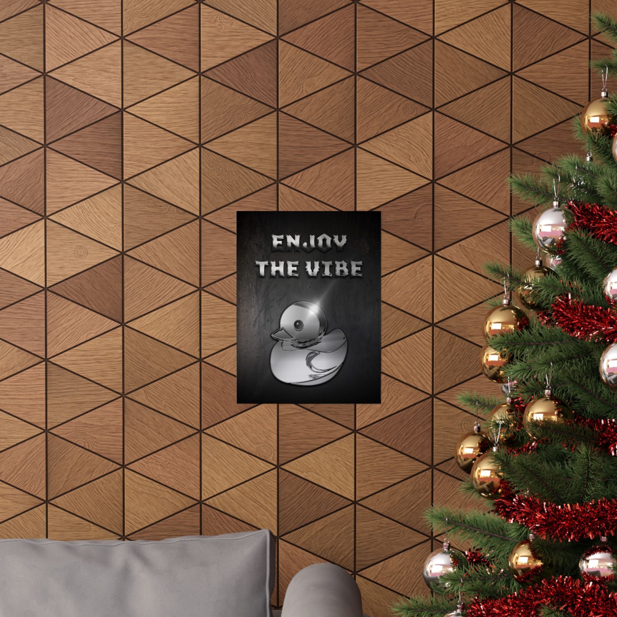 Enjoy the Vibe Poster - Aesthetic Typography Art Print