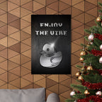 Enjoy the Vibe Poster - Aesthetic Typography Art Print